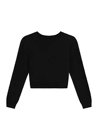 Girls 7-16 Metallic Cardigan