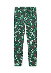 Girls 4-6x Yummy Floral Printed Knit Leggings