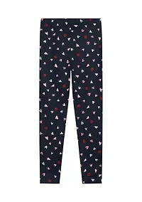 Girls 4-6x Yummy Floral Printed Knit Leggings