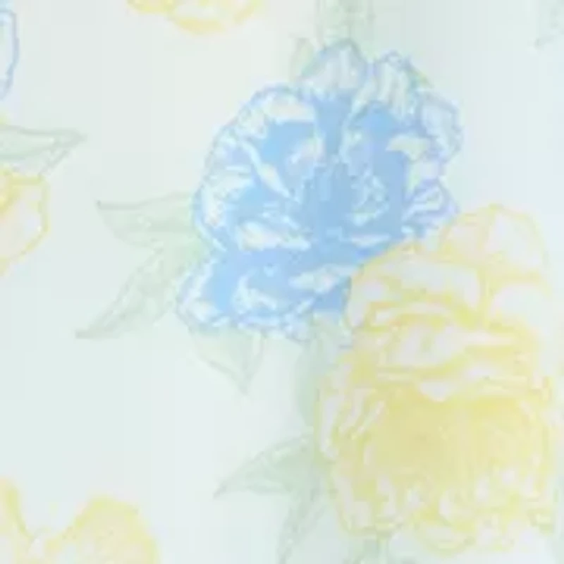 Girls 7-16 Banded Bottom Print Top