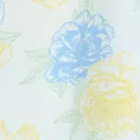 Girls 7-16 Banded Bottom Print Top