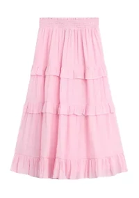 Girls 7-16 Tiered Maxi Skirt