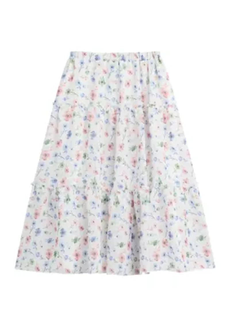 Girls 7-16 Printed Maxi Skirt