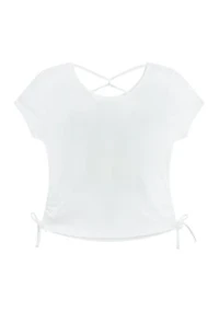 Girls 7-16 Amalfi Graphic Side Tie T-Shirt