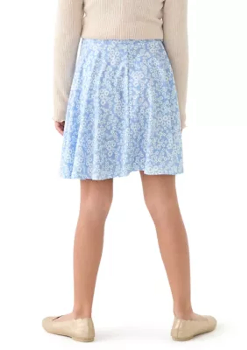 Girls 7-16 Printed Skirt