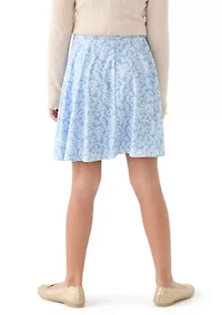 Girls 7-16 Printed Skirt