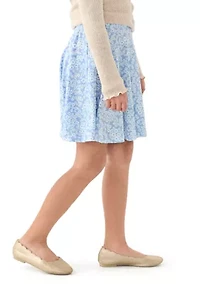 Girls 7-16 Printed Skirt