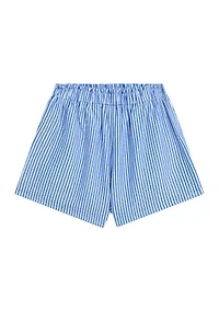 Girls 7-16 Striped Shorts