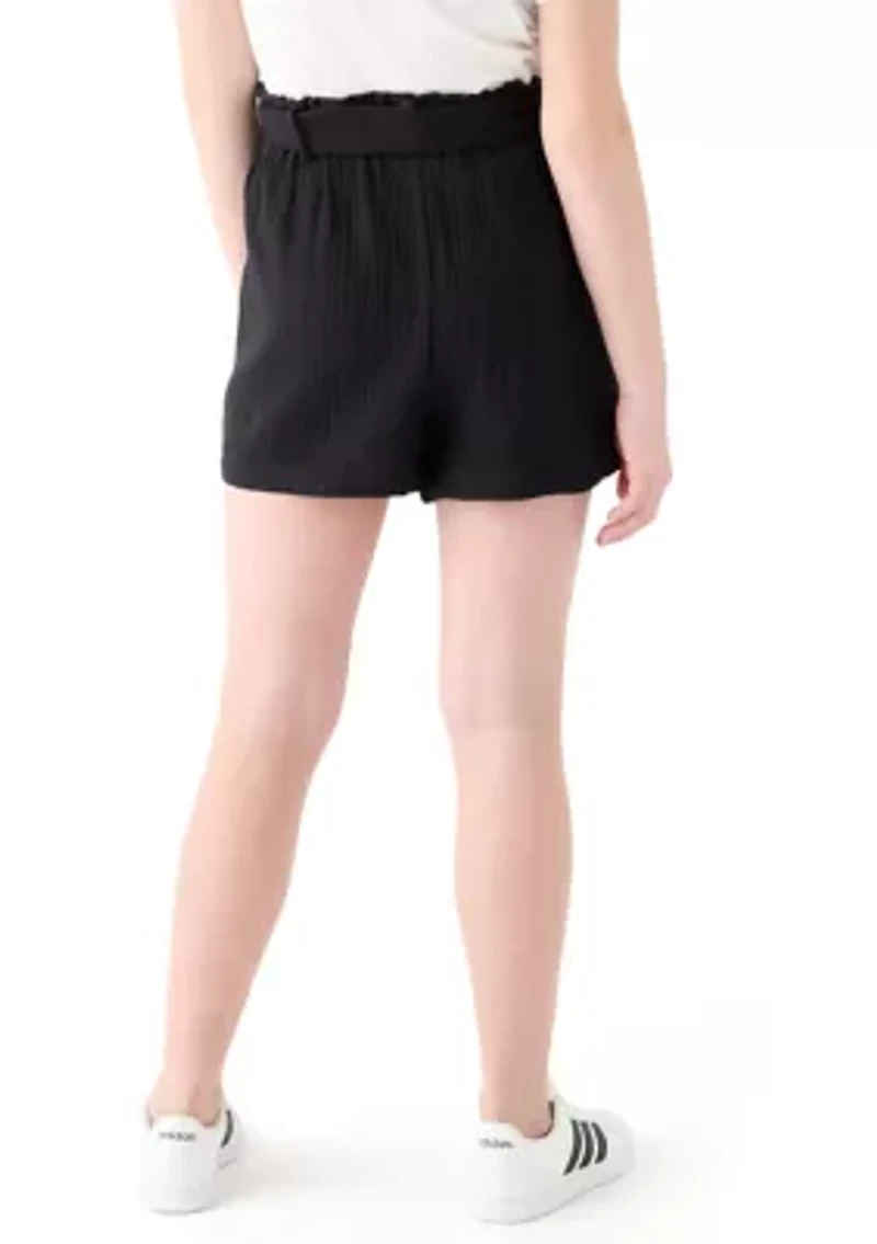 Girls 7-16 Gauzy Shorts