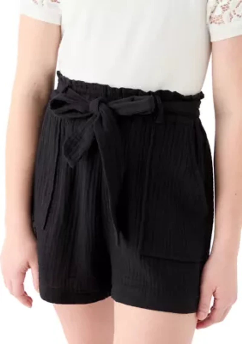 Girls 7-16 Gauzy Shorts