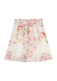 Girls 7-16 Floral Printed Skirt