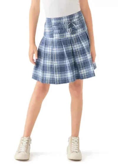 Girls 7-16 Plaid Skirt