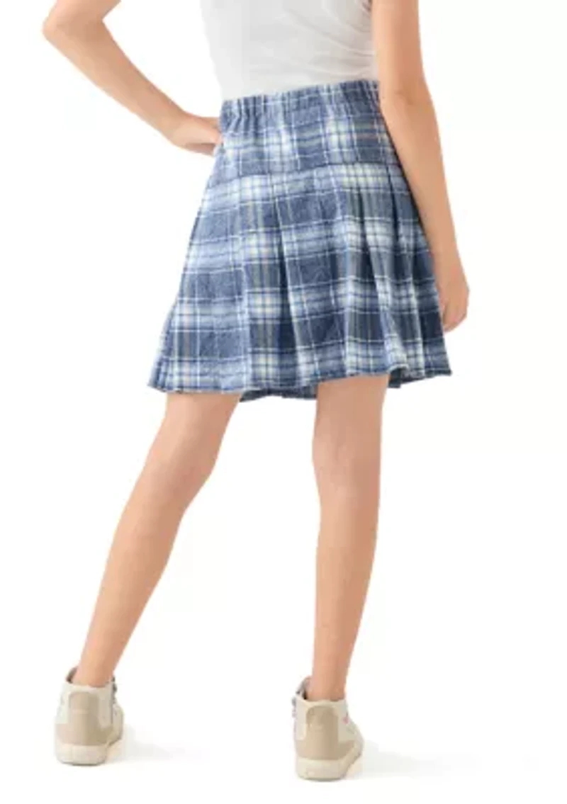 Girls 7-16 Plaid Skirt