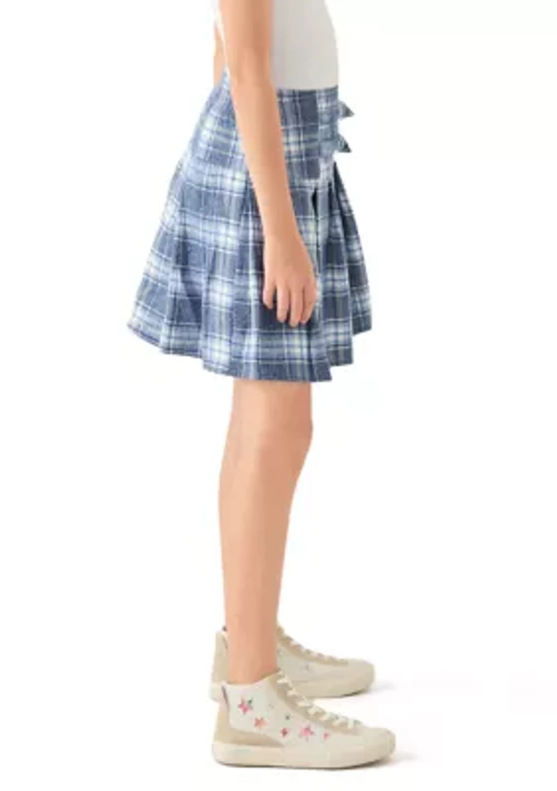 Girls 7-16 Plaid Skirt