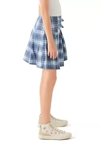 Girls 7-16 Plaid Skirt