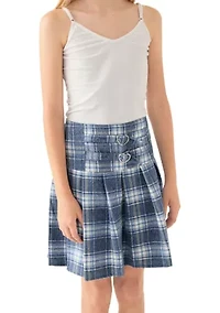 Girls 7-16 Plaid Skirt