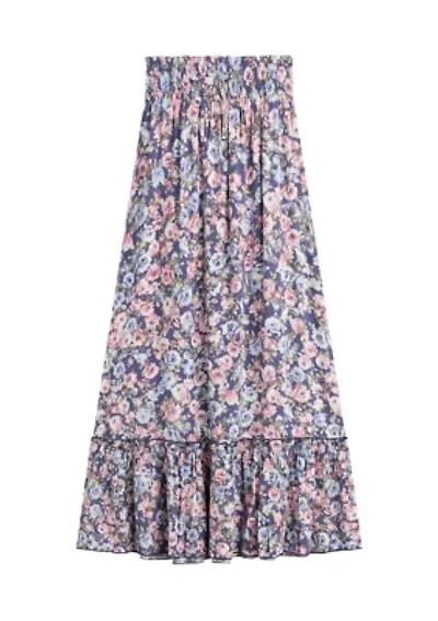 Girls 7-16 Floral Maxi Skirt