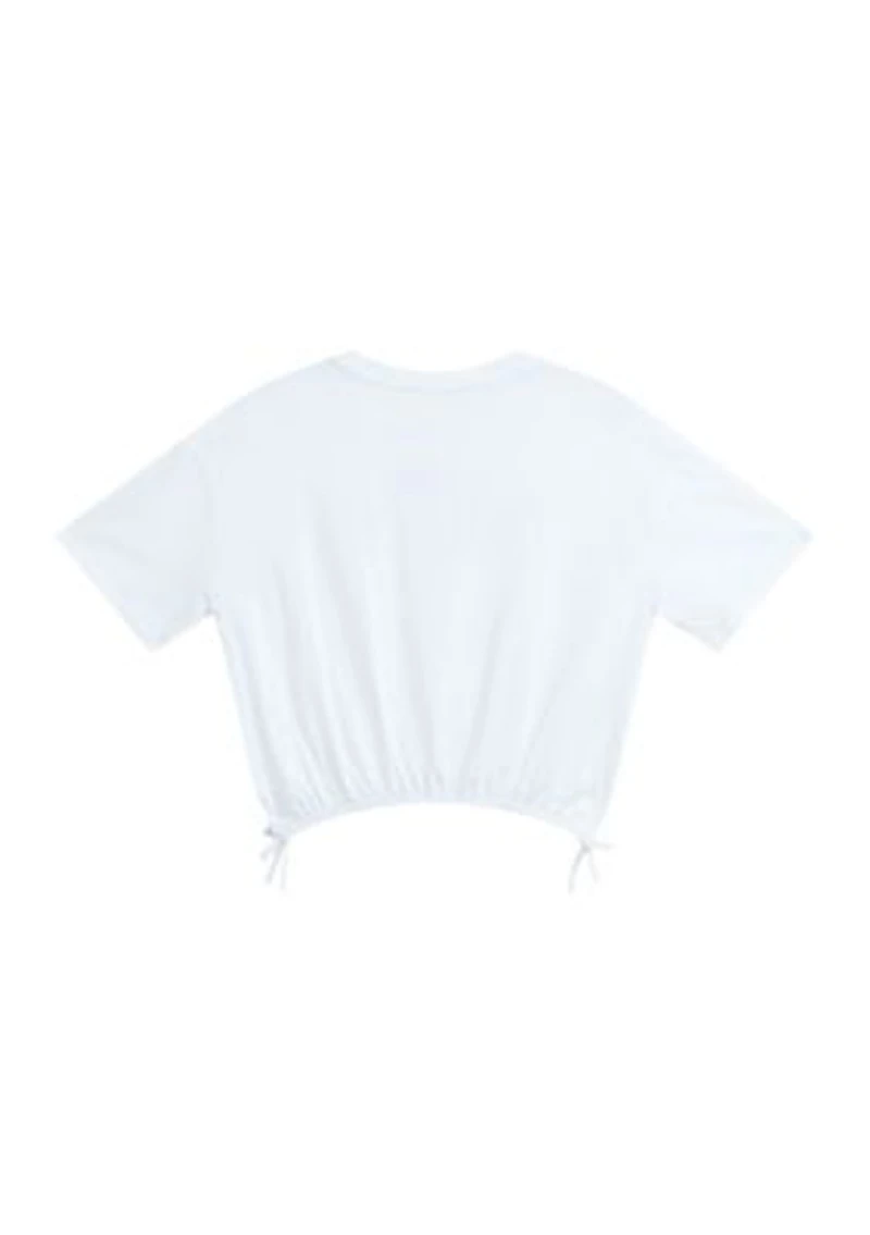 Girls 7-16 Fruit Print Side Bow Top