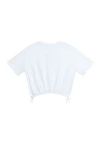 Girls 7-16 Fruit Print Side Bow Top