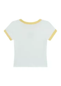 Girls 7-16 Lemon Ringer T-Shirt