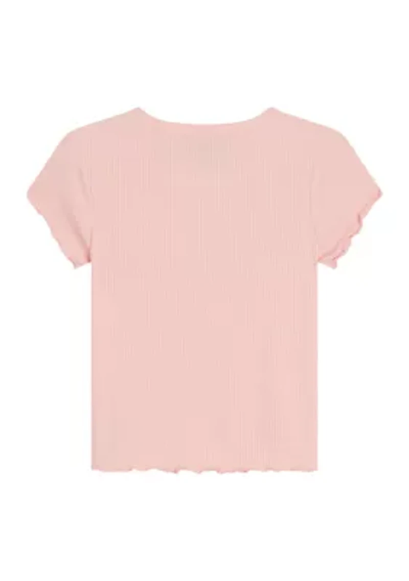 Girls 7-16 Embroidered Cowboy Boot T-Shirt