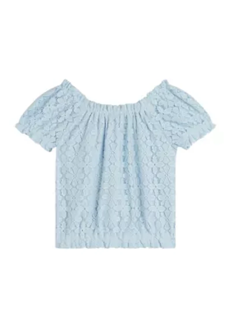 Girls 7-16 Lace Top