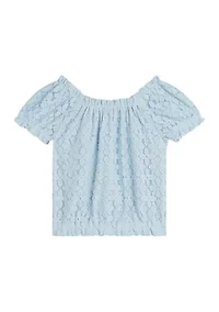 Girls 7-16 Lace Top