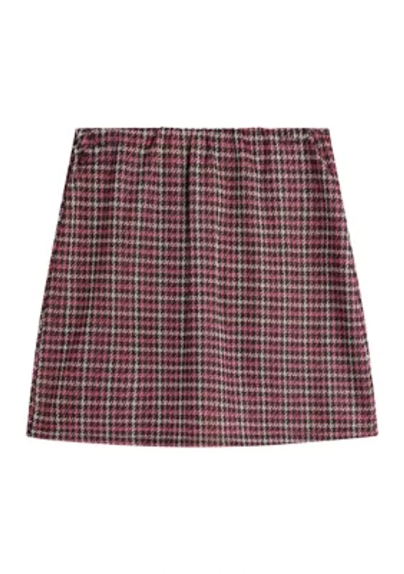 Girls 7-16 Plaid Skirt