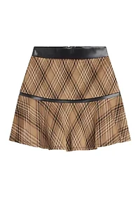 Girls 7-16 Plaid Skirt