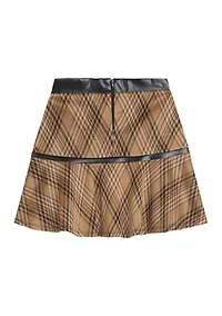 Girls 7-16 Plaid Skirt