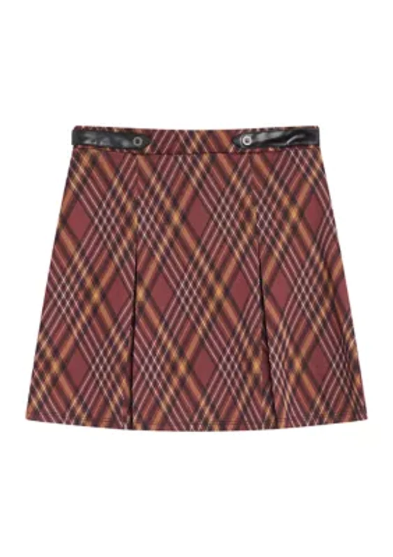Girls 7-16 Plaid Skirt