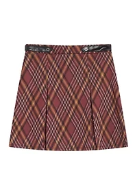 Girls 7-16 Plaid Skirt