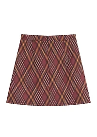Girls 7-16 Plaid Skirt