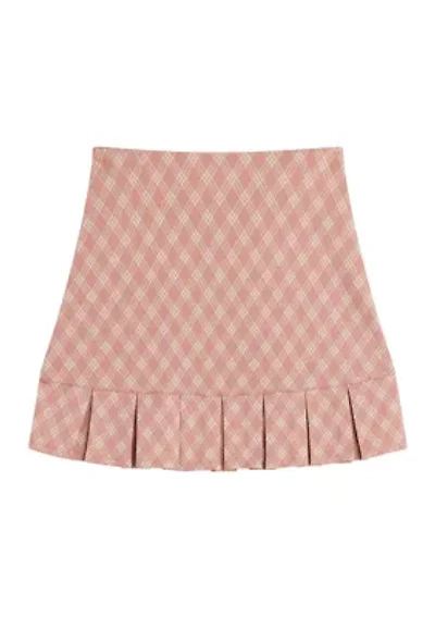 Girls 7-16 Plaid Skirt