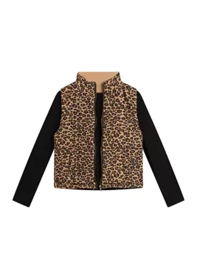 Girls 7-16 Puffer Vest Set