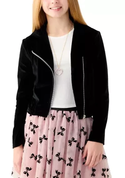 Girls 7-16 Moto Jacket