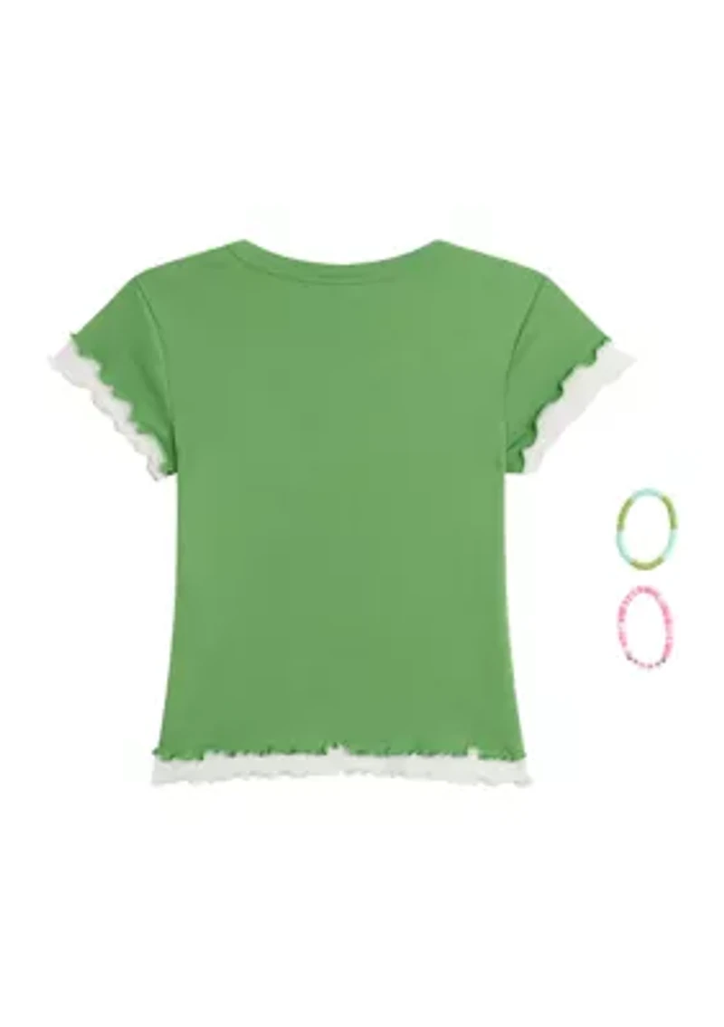 Girls 7-16 Double Layer Baby T-Shirt