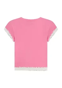 Girls 7-16 Double Layer Baby T-Shirt