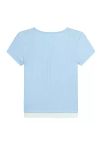 Girls 7-16 Ribbed Top