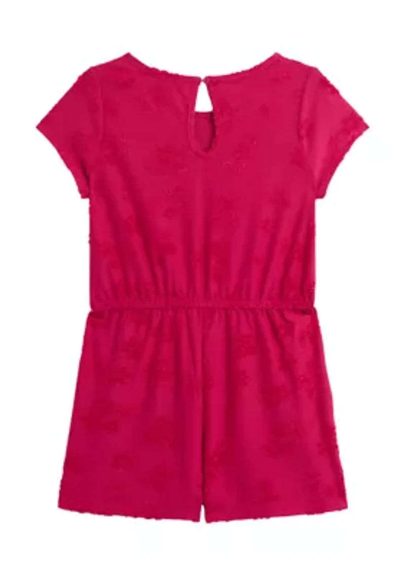 Girls 7-16 Sculpted Terry Romper