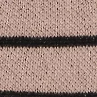 Girls 7-16 Long Sleeve Striped Sweater with Flower Accents