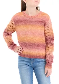 Girls 7-16 Ombré Sweater