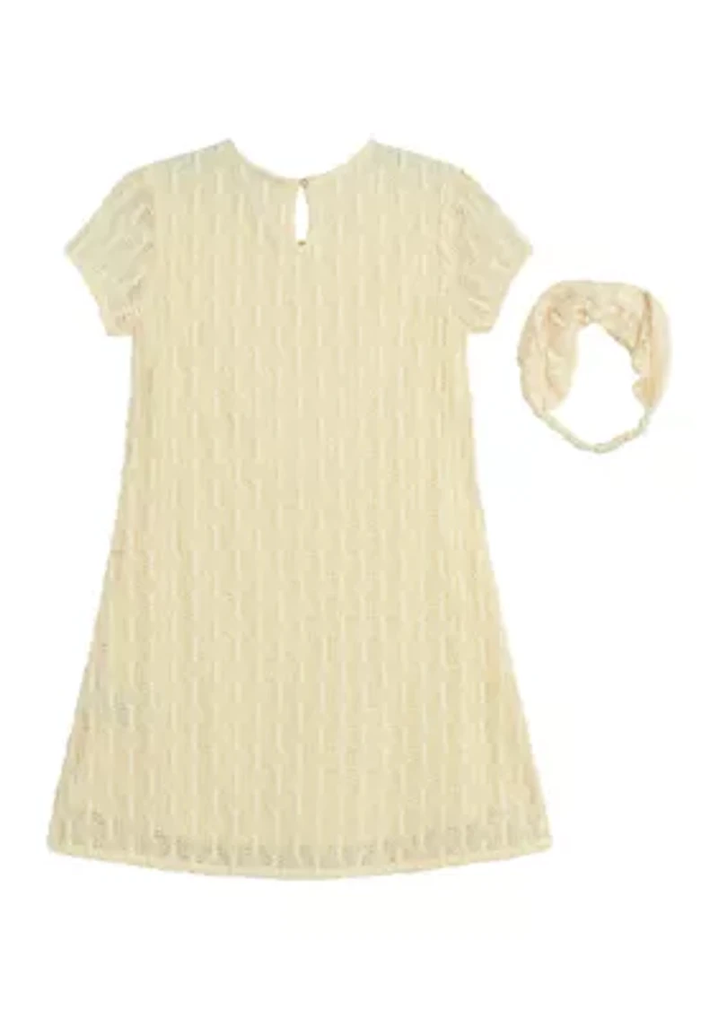 Girls 7-16 Sundress and Headband Set
