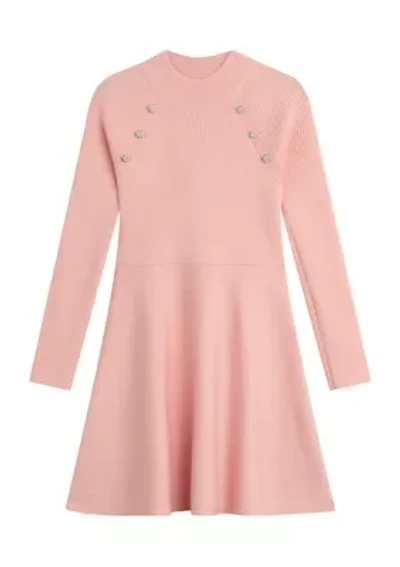 Girls 7-16 Fit and Flare Sweater Dress