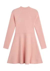 Girls 7-16 Fit and Flare Sweater Dress