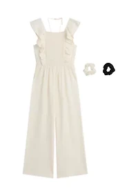 Girls 7-16 Ruffle Jumpsuit
