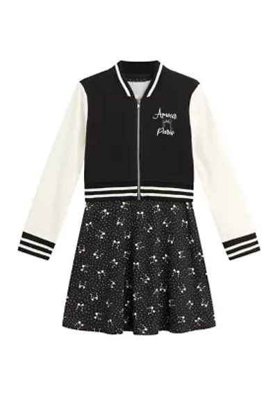 Girls 7-16 Varsity Jacket Dress