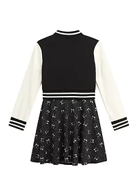 Girls 7-16 Varsity Jacket Dress