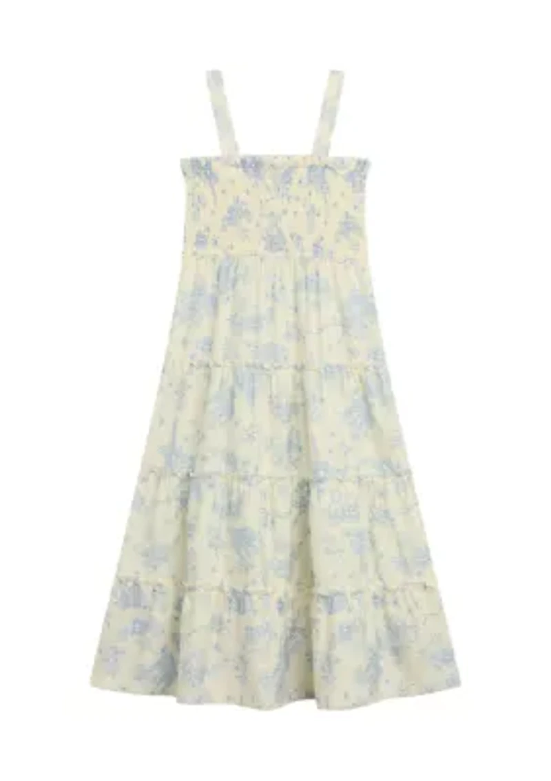 Girls 7-16 Cardigan Maxi Dress