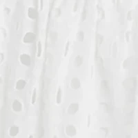 Girls 7-16 Eyelet Shirtdress